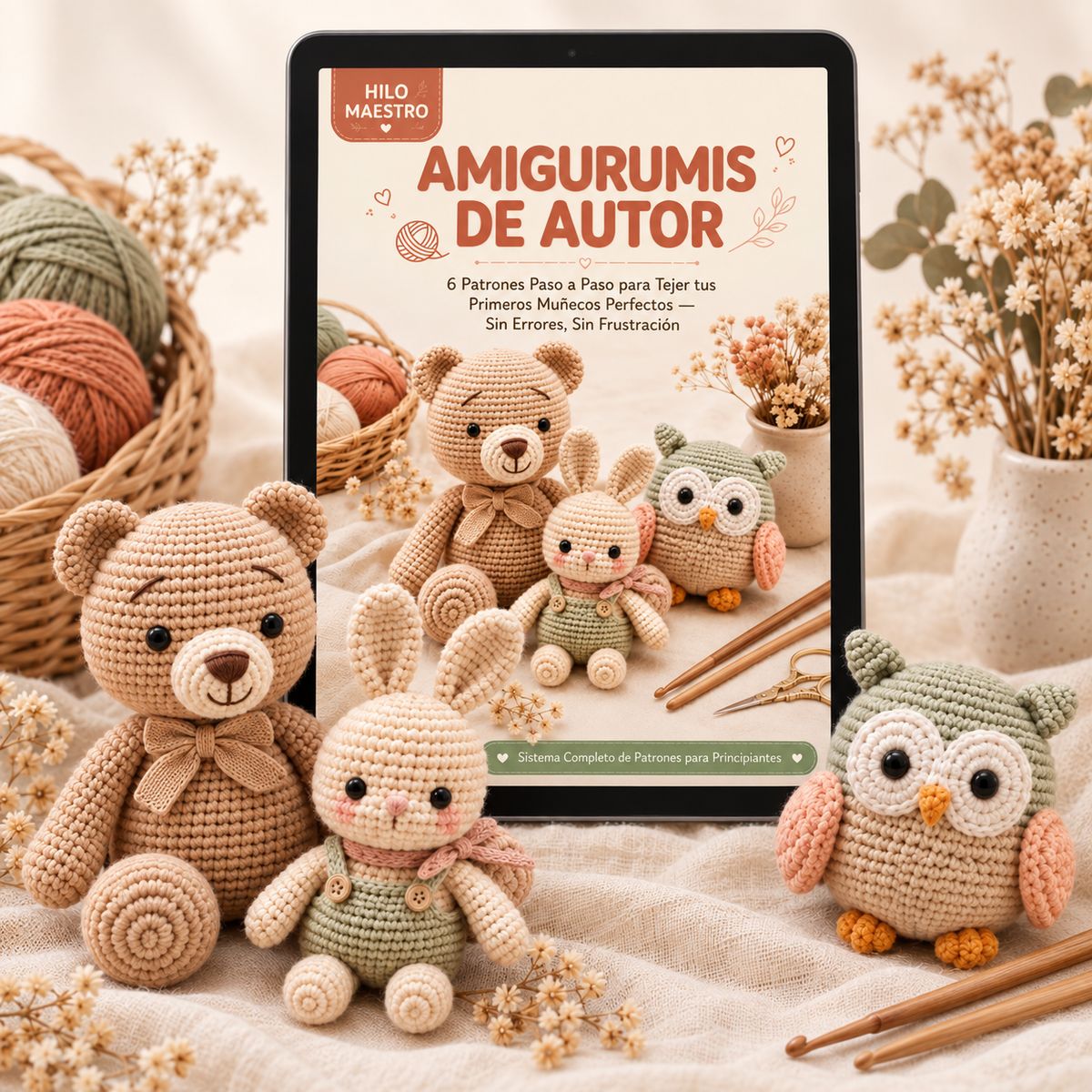 Amigurumis de Autor: 6 Patrones Paso a Paso para Principiantes
